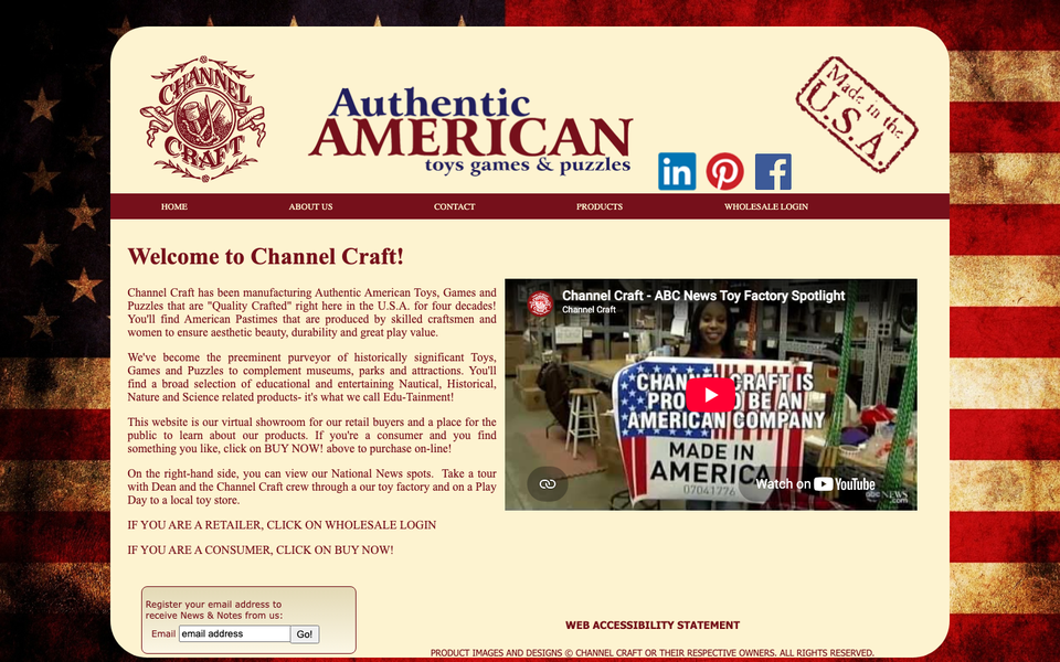 Channel Craft webstore