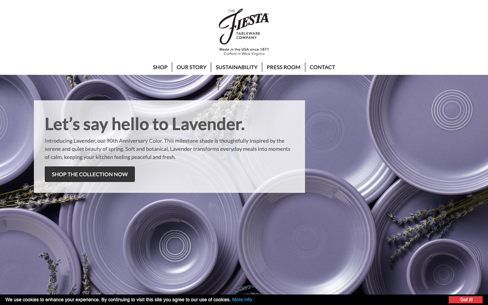 Fiesta Tableware webstore